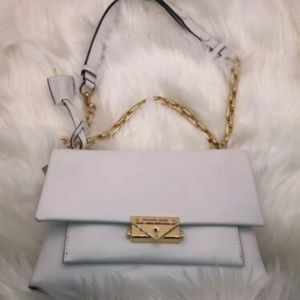 SOLDMichael Kors - CECE Medium Shoulder Bag Optic